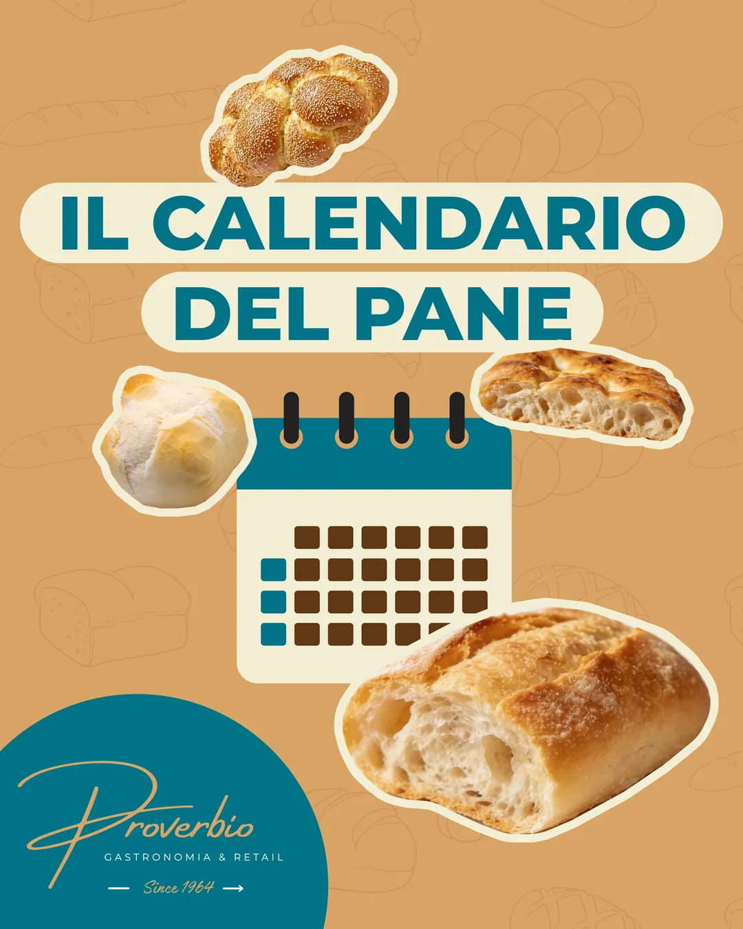 Carosello Il calendario del pane, Panificio Proverbio, slide 1 di 9