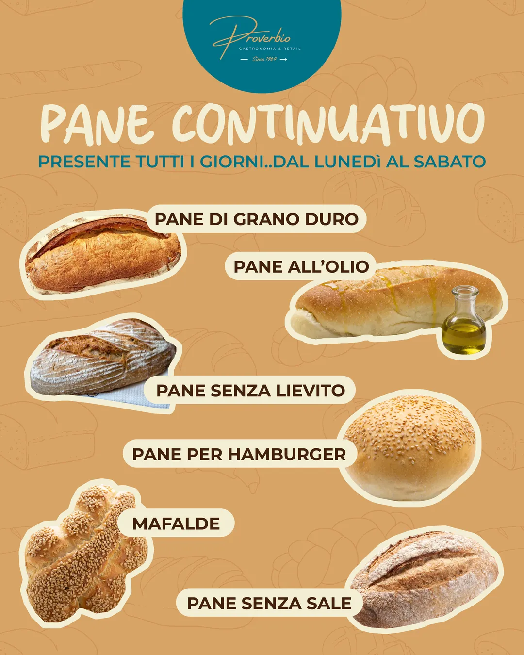 Carosello Il calendario del pane, Panificio Proverbio, slide 2 di 9